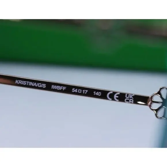 Kate Spade KRISTINA/G/S Sunglasses – Green Pink - New Without Tags - Picture 5 of 14